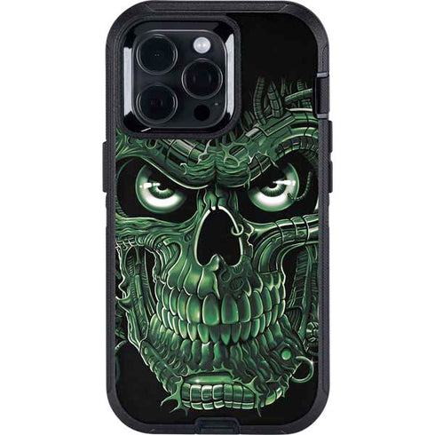 Liquid Blue Terminator Dragon Otterbox Defender iPhone Skin
