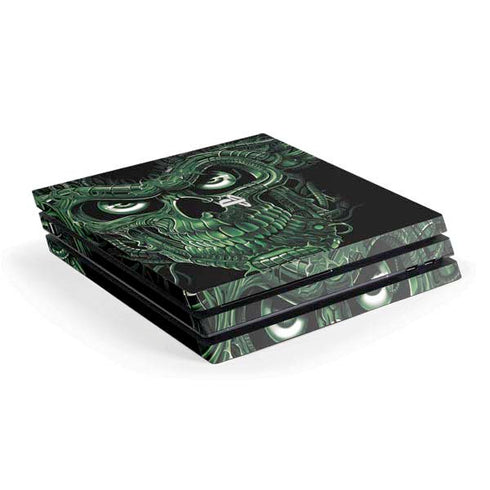 Liquid Blue Terminator Dragon PS4 Pro Console Skin