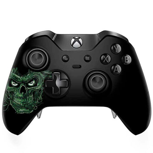 Liquid Blue Terminator Dragon Xbox One Elite Controller Skin