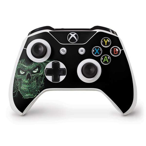 Liquid Blue Terminator Dragon Xbox One S Controller Skin