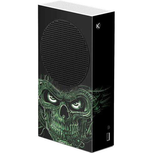 Liquid Blue Terminator Dragon Xbox Series S Console Skin