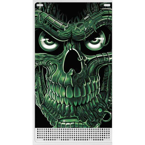 Liquid Blue Terminator Dragon Xbox Series S Console Skin
