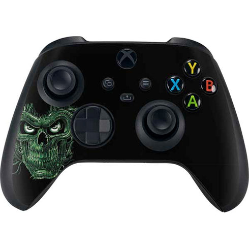 Liquid Blue Terminator Dragon Xbox Series X Controller Skin
