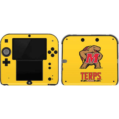 University of Maryland Terps Yellow Nintendo 2DS Skin