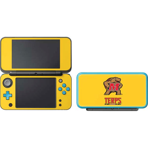University of Maryland Terps Yellow Nintendo 2DS XL (2017) Skin