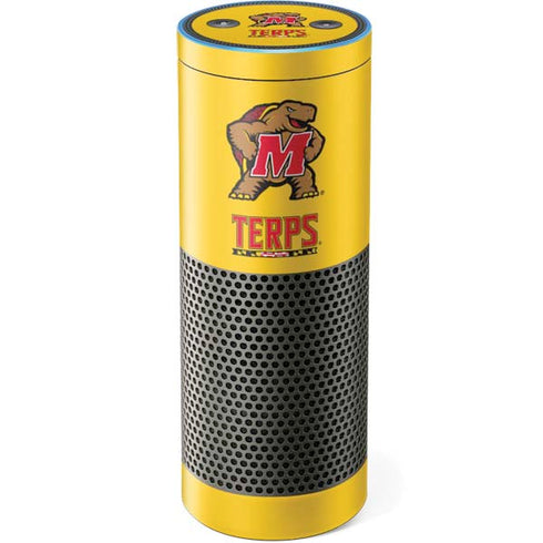 University of Maryland Terps Yellow Amazon Echo Skin