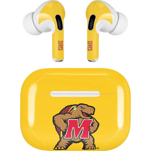 University of Maryland Terps Yellow Apple AirPods Pro Skin