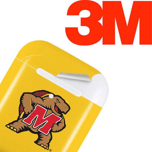 University of Maryland Terps Yellow Apple AirPods Skin