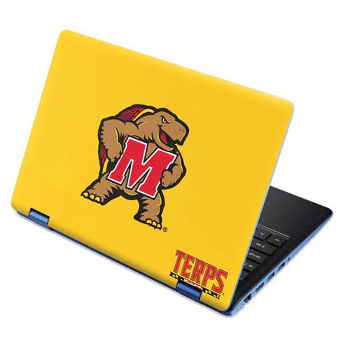 University of Maryland Terps Yellow Aspire R11 11.6in Skin