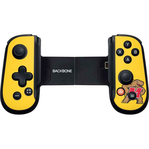 University of Maryland Terps Yellow Backbone One for iPhone Game Controller Skin