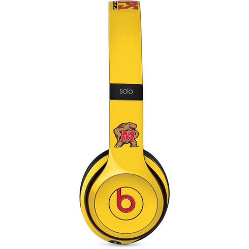 University of Maryland Terps Yellow Beats Solo 2 Wireless Skin
