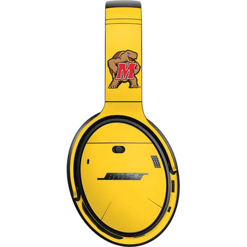 University of Maryland Terps Yellow Bose QuietComfort 35 Headphones Skin