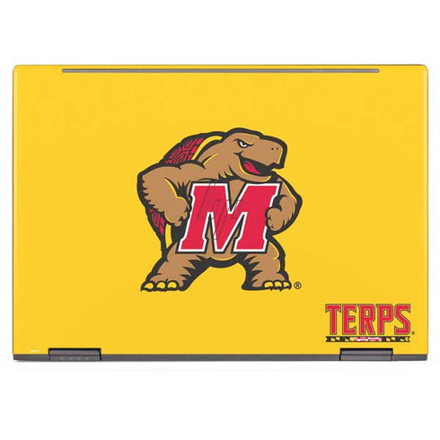University of Maryland Terps Yellow HP Envy Skin