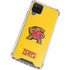 University of Maryland Terps Yellow Galaxy A12 Clear Case