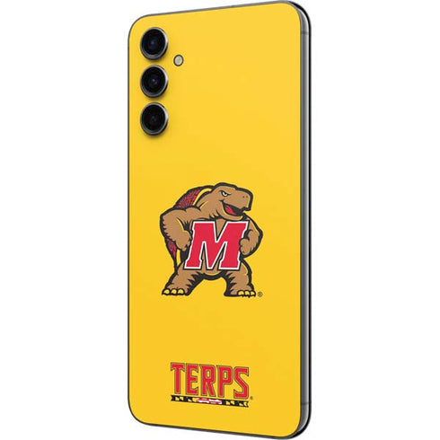 University of Maryland Terps Yellow Galaxy A14 5G Skin