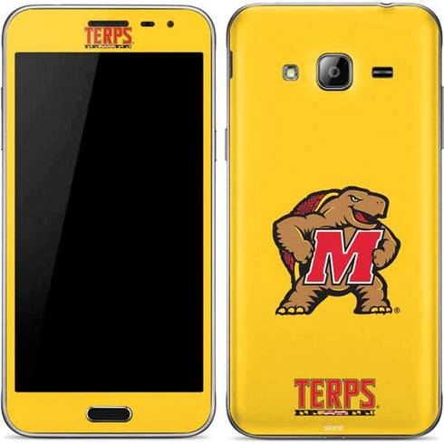 University of Maryland Terps Yellow Galaxy J3 Skin