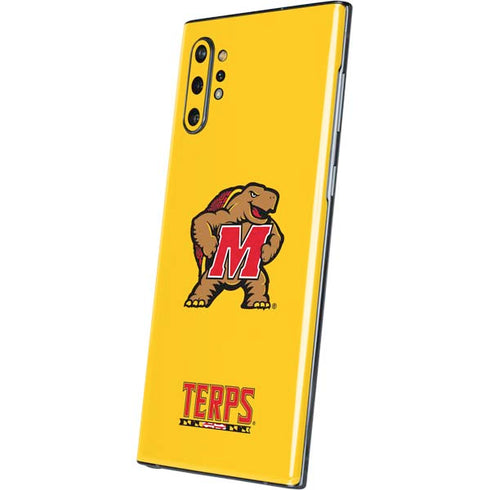 University of Maryland Terps Yellow Galaxy Note 10 Plus Skin