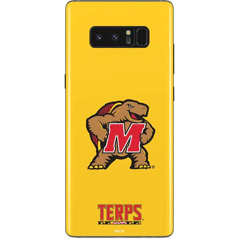 University of Maryland Terps Yellow Galaxy Note 8 Skin