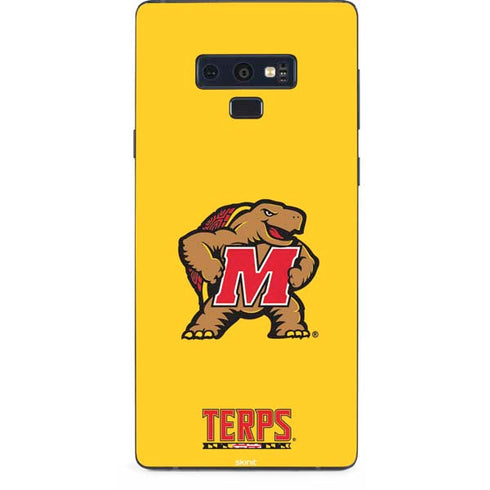 University of Maryland Terps Yellow Galaxy Note 9 Skin