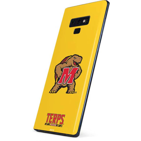 University of Maryland Terps Yellow Galaxy Note 9 Skin