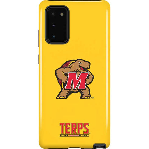 University of Maryland Terps Yellow Galaxy Note20 5G Pro Case