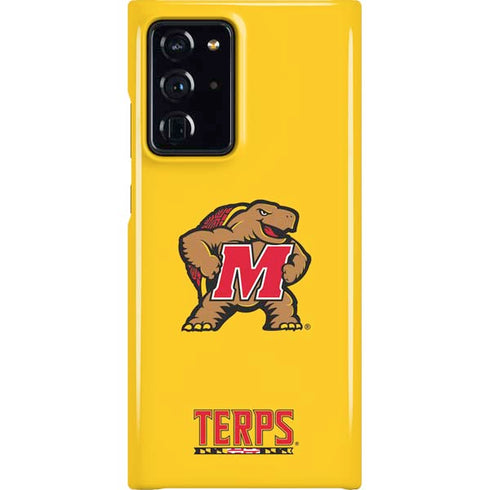 University of Maryland Terps Yellow Galaxy Note20 Ultra 5G Lite Case