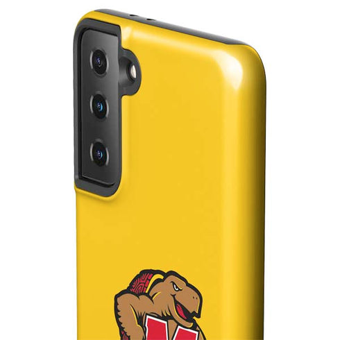 University of Maryland Terps Yellow Galaxy S21 Plus 5G Pro Case