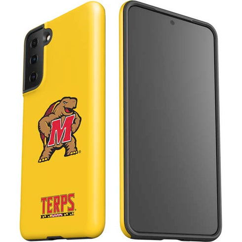 University of Maryland Terps Yellow Galaxy S21 Plus 5G Pro Case