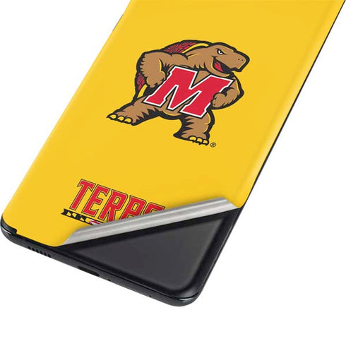 University of Maryland Terps Yellow Galaxy S21 Ultra 5G Skin