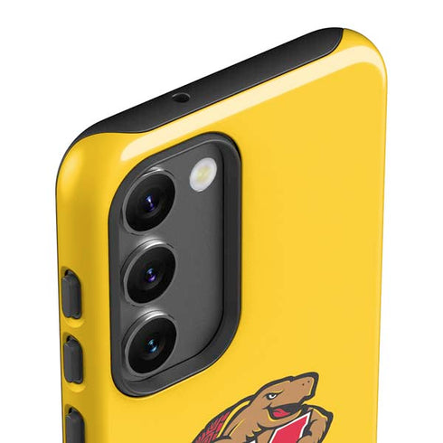 University of Maryland Terps Yellow Galaxy S23 Plus Pro Case