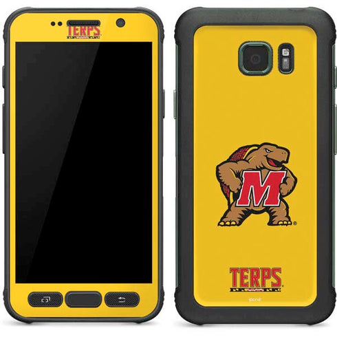 University of Maryland Terps Yellow Galaxy S7 Active Skin