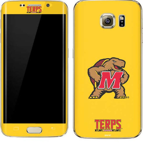 University of Maryland Terps Yellow Galaxy S7 Edge Skin