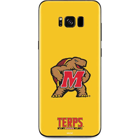 University of Maryland Terps Yellow Galaxy S8 Plus Skin