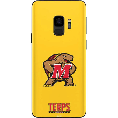 University of Maryland Terps Yellow Galaxy S9 Skin