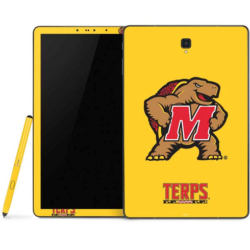 University of Maryland Terps Yellow Samsung Galaxy Tab Skin