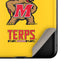 University of Maryland Terps Yellow Galaxy Z Flip Skin