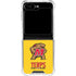 University of Maryland Terps Yellow Galaxy Z Flip5 5G Clear Case