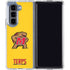 University of Maryland Terps Yellow Galaxy Z Fold5 5G Clear Case