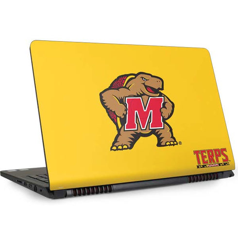 University of Maryland Terps Yellow Dell Inspiron Skin