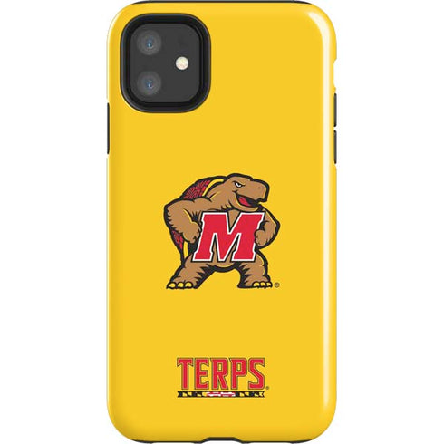 University of Maryland Terps Yellow iPhone 11 Impact Case