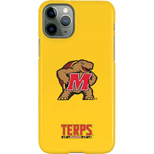 University of Maryland Terps Yellow iPhone 11 Pro Lite Case