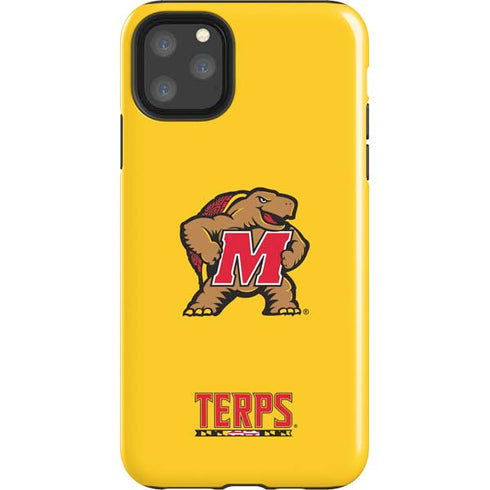 University of Maryland Terps Yellow iPhone 11 Pro Max Impact Case