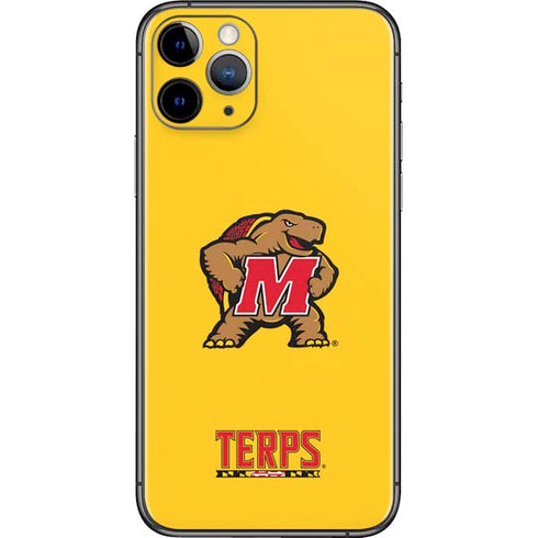 University of Maryland Terps Yellow iPhone 11 Pro Skin
