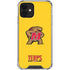 University of Maryland Terps Yellow iPhone 12 Clear Case