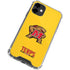 University of Maryland Terps Yellow iPhone 12 Clear Case