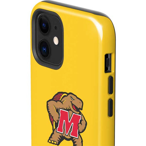 University of Maryland Terps Yellow iPhone 12 Impact Case