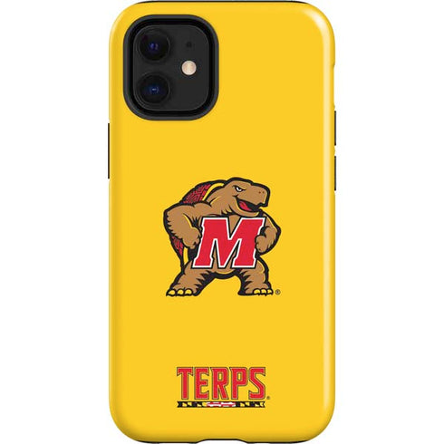 University of Maryland Terps Yellow iPhone 12 Mini Impact Case