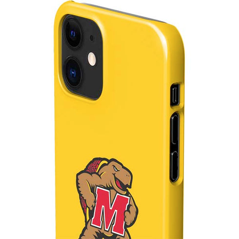 University of Maryland Terps Yellow iPhone 12 Mini Lite Case