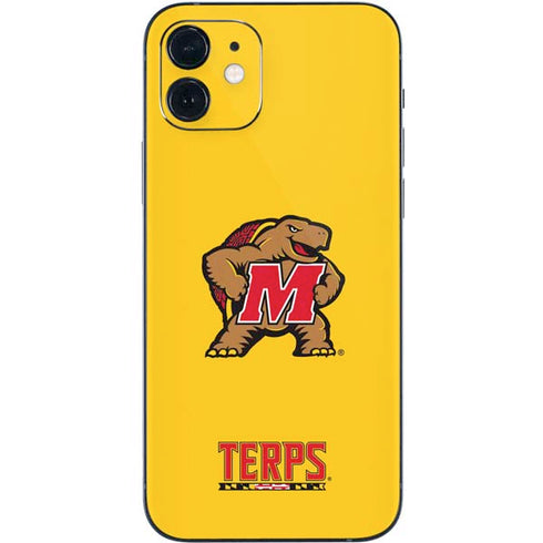 University of Maryland Terps Yellow iPhone 12 Mini Skin