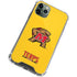 University of Maryland Terps Yellow iPhone 12 Pro Clear Case